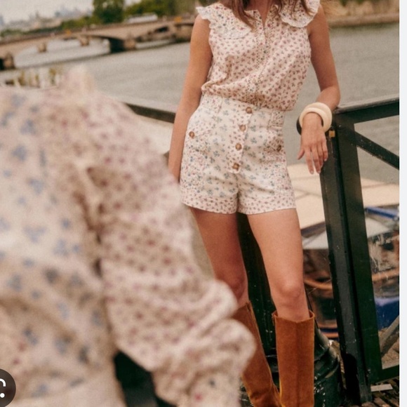 Sezane Pants - Sezane Nathan shorts eu 40